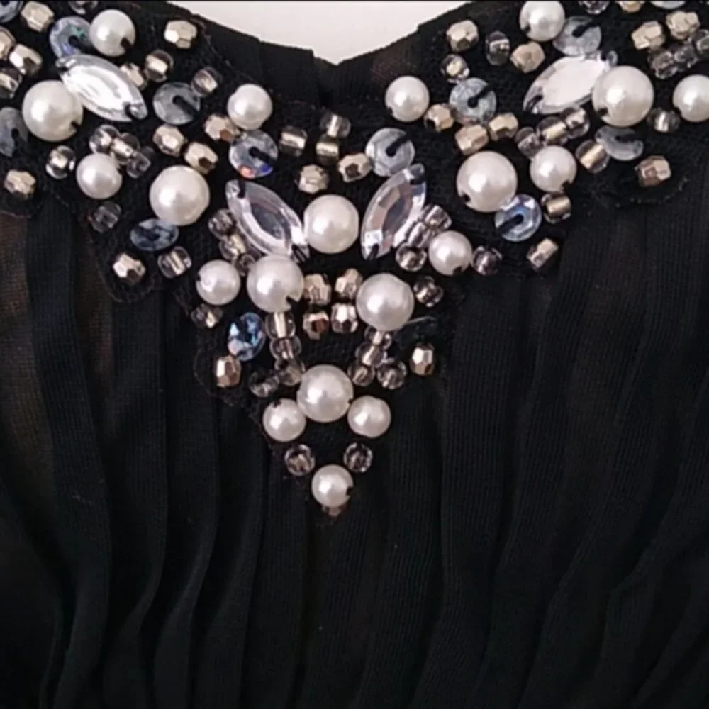 Sequin Hearts Strapless Sweetheart Illusion Dress - Picture 5 of 14